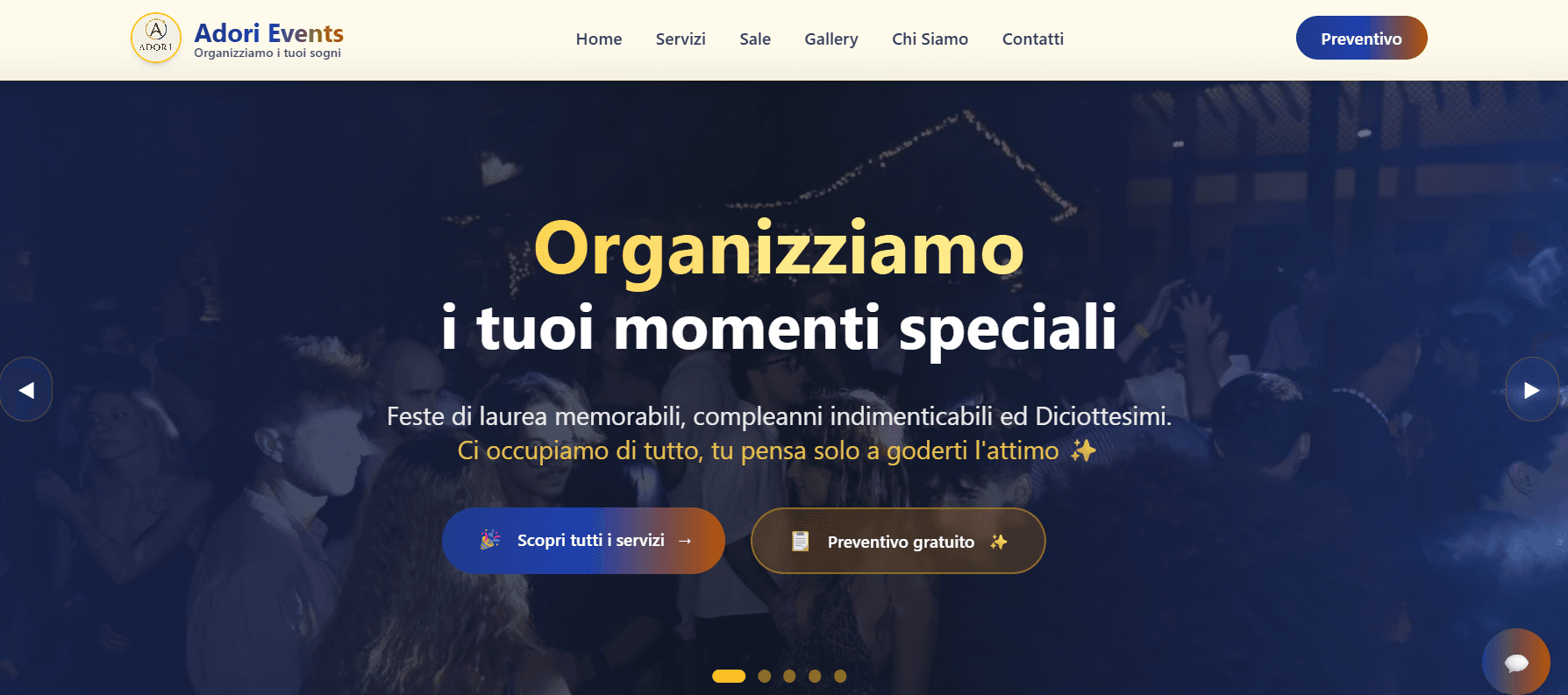Screenshot AdoriEvents